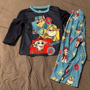 Paw Patrol Navy & Teal Character Pajama Set
